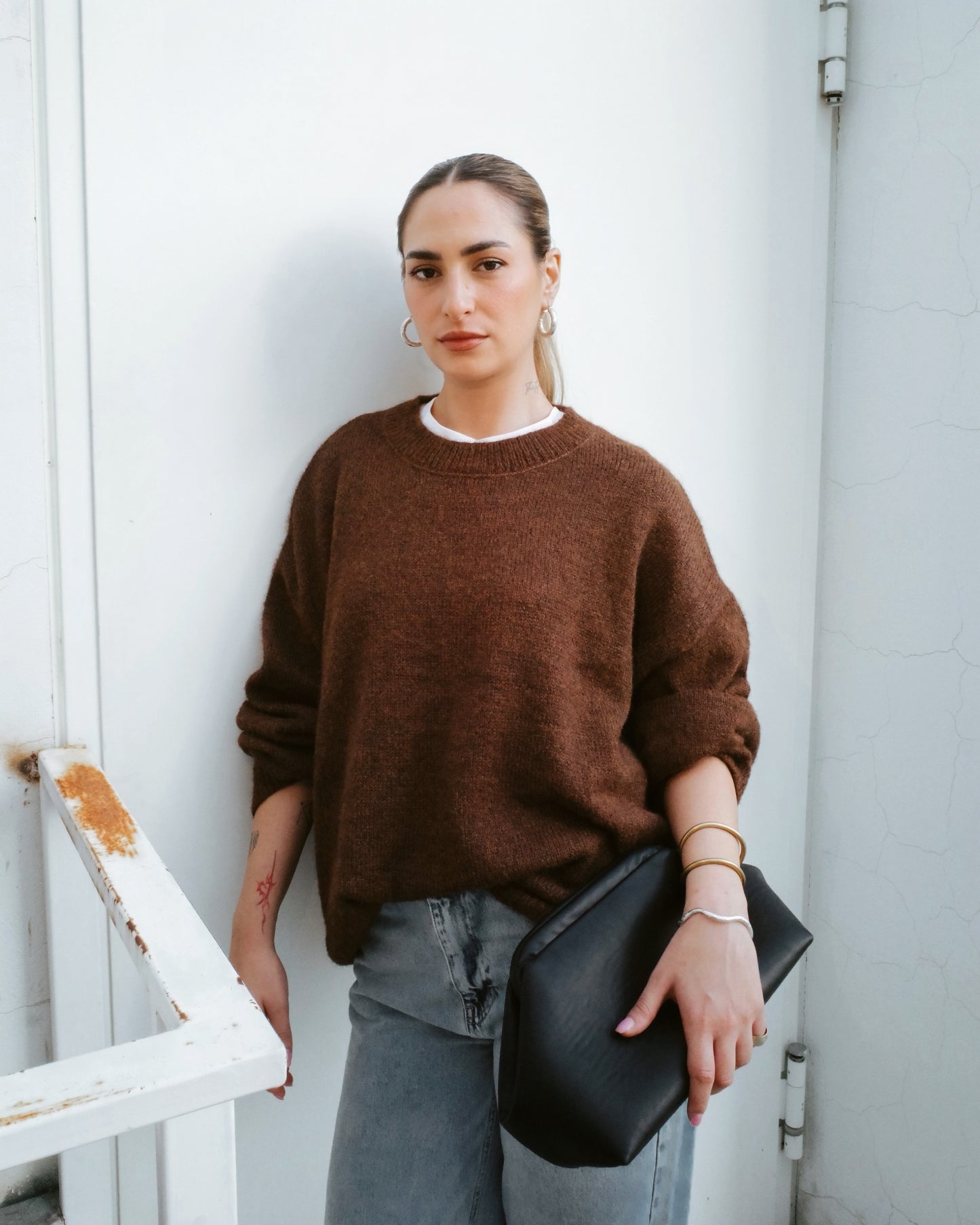 Oversized basic sweater