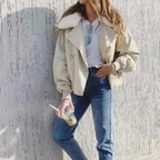 Nylon Off-White Coat