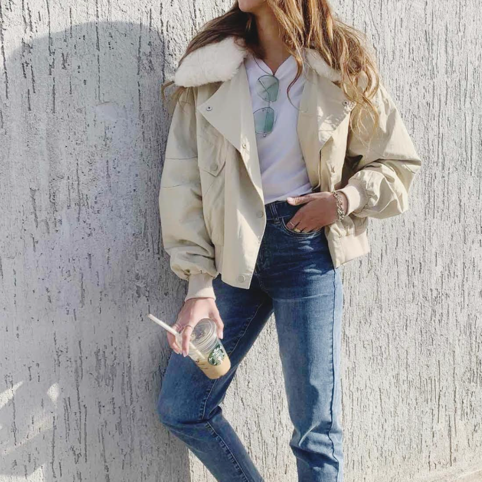 Nylon Off-White Coat