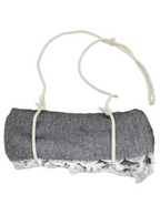 Flat Weave Beach Fouta with Stripes