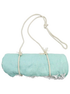 Flat Weave Beach Fouta with Stripes