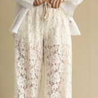 Straight lace pants