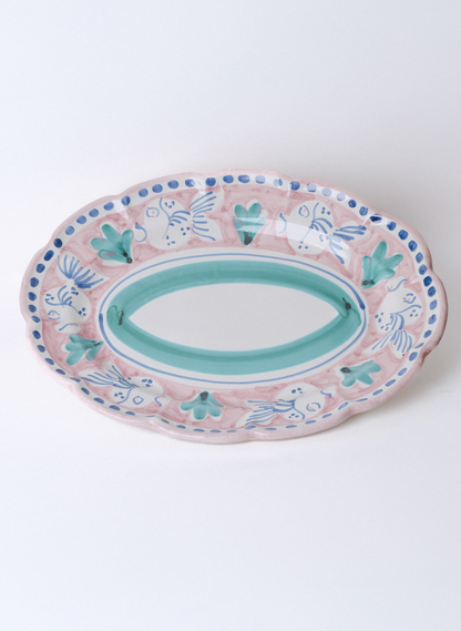 Oval Plate Cavalluccio Marino Vietri