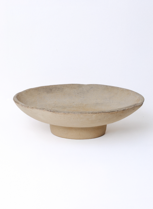 Terracotta Low Pedestal Bowl
