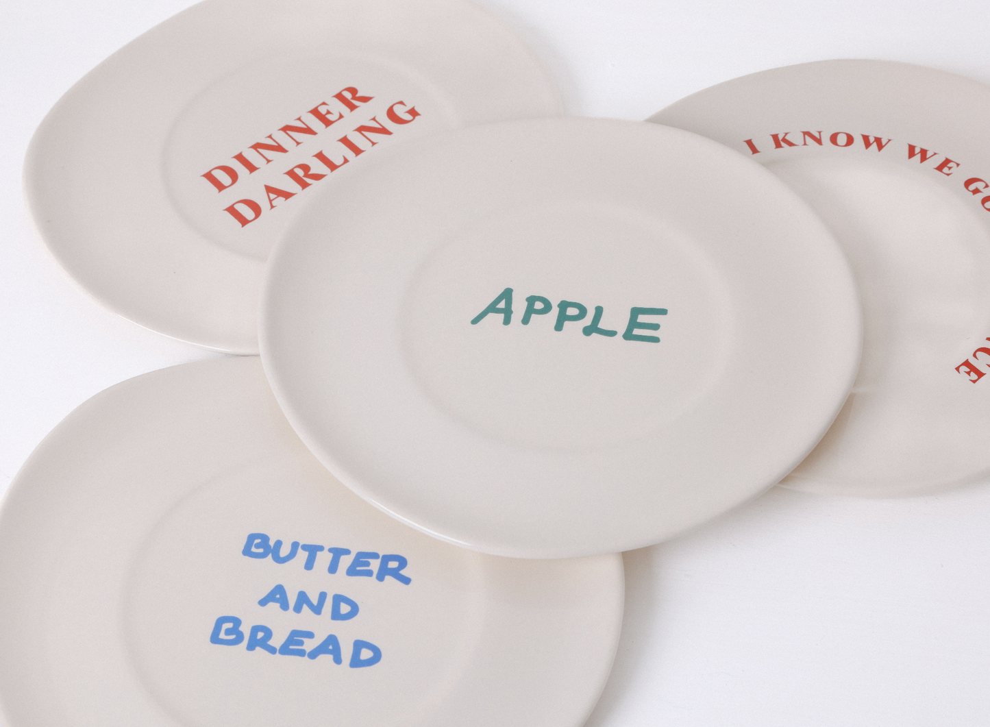 Sisi Plate, "Apple", set of 2