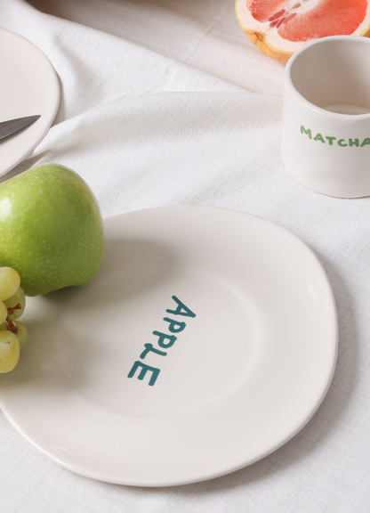 Sisi Plate, "Apple", set of 2
