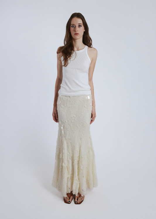 Mermaid long sequin skirt