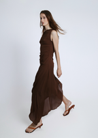 Asymmetrical one shoulder dress