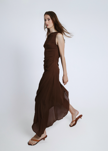 Asymmetrical one shoulder dress