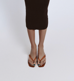 Kitten heel mules