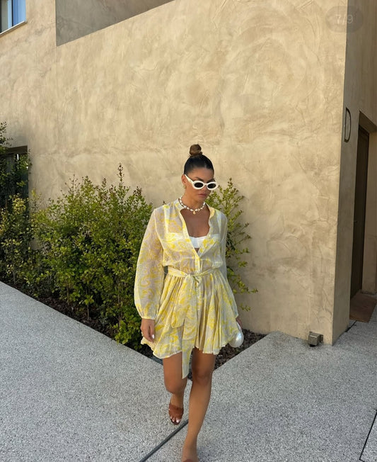 See Through mini Dress