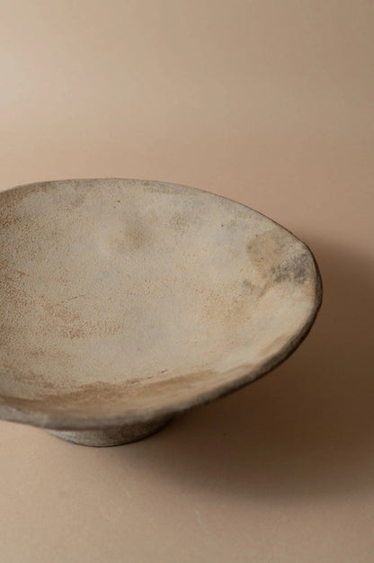 Terracotta Low Pedestal Bowl