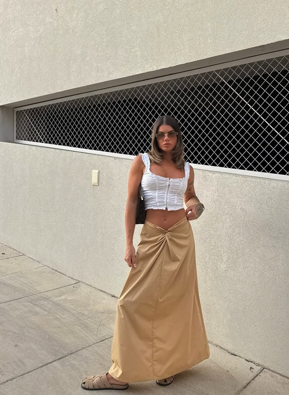 Beige Skirt