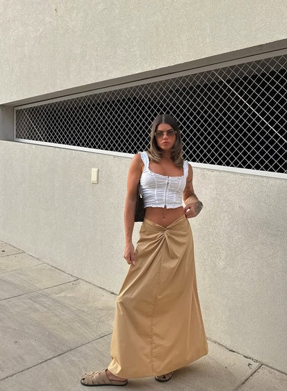 Beige Skirt