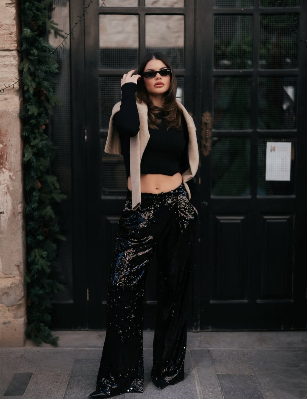 Sequin pants