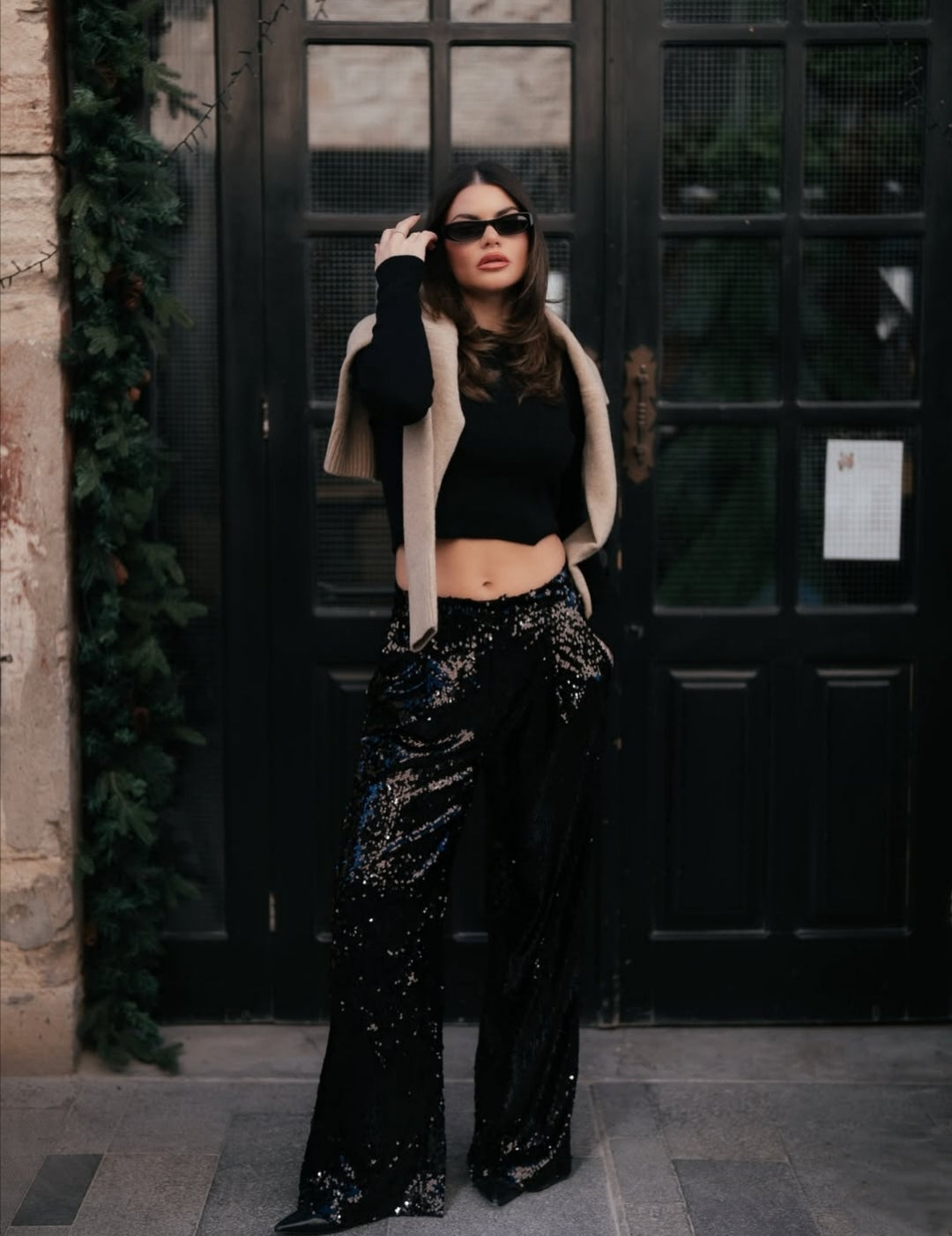 Sequin pants