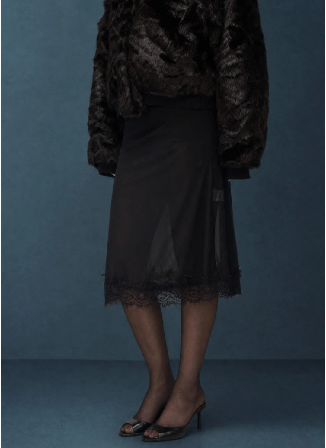 See-thought skirt
