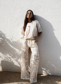 Straight lace pants