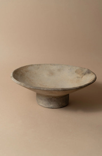 Terracotta Low Pedestal Bowl