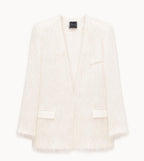 Fringe blazer