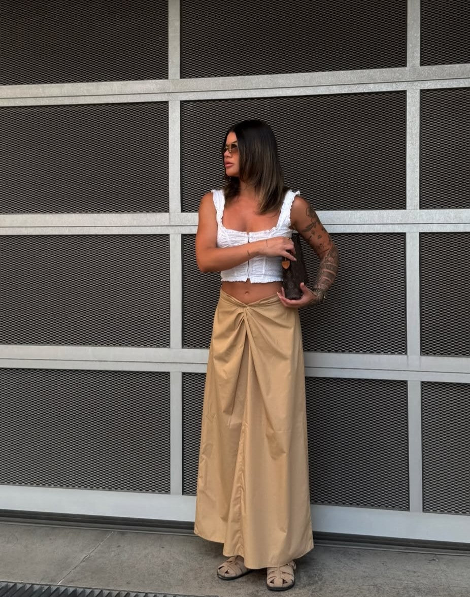Beige Skirt