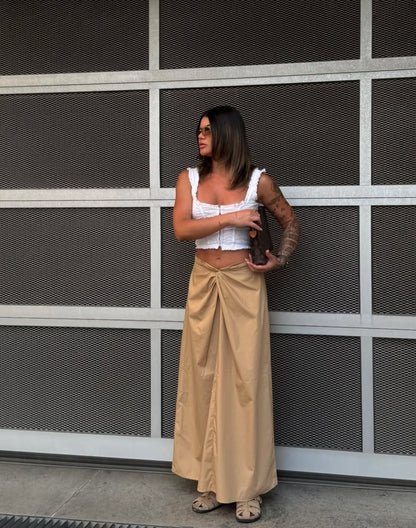 Beige Skirt