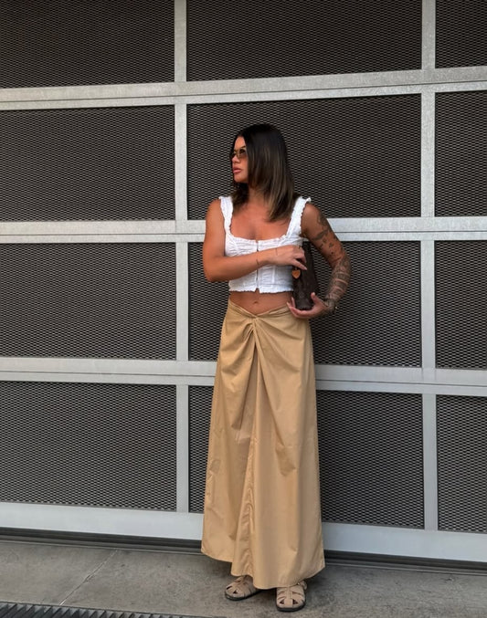 Beige Skirt