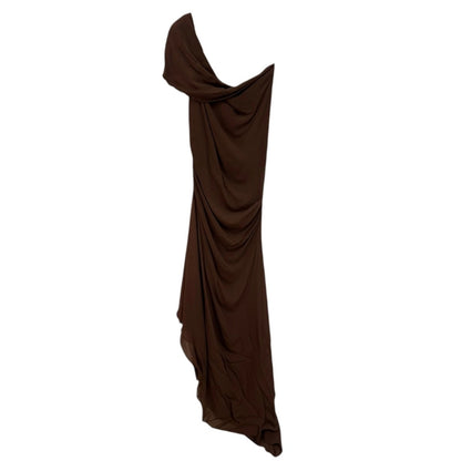 Asymmetrical one shoulder dress