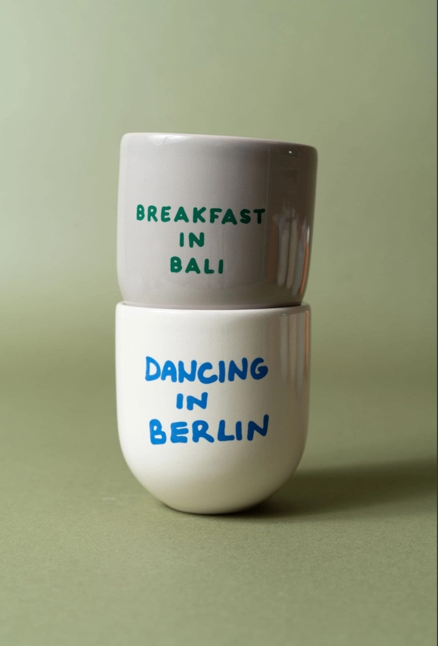 Sisi Mug, "Dancing in Berlin", set of 2