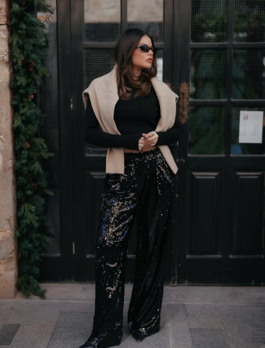Sequin pants
